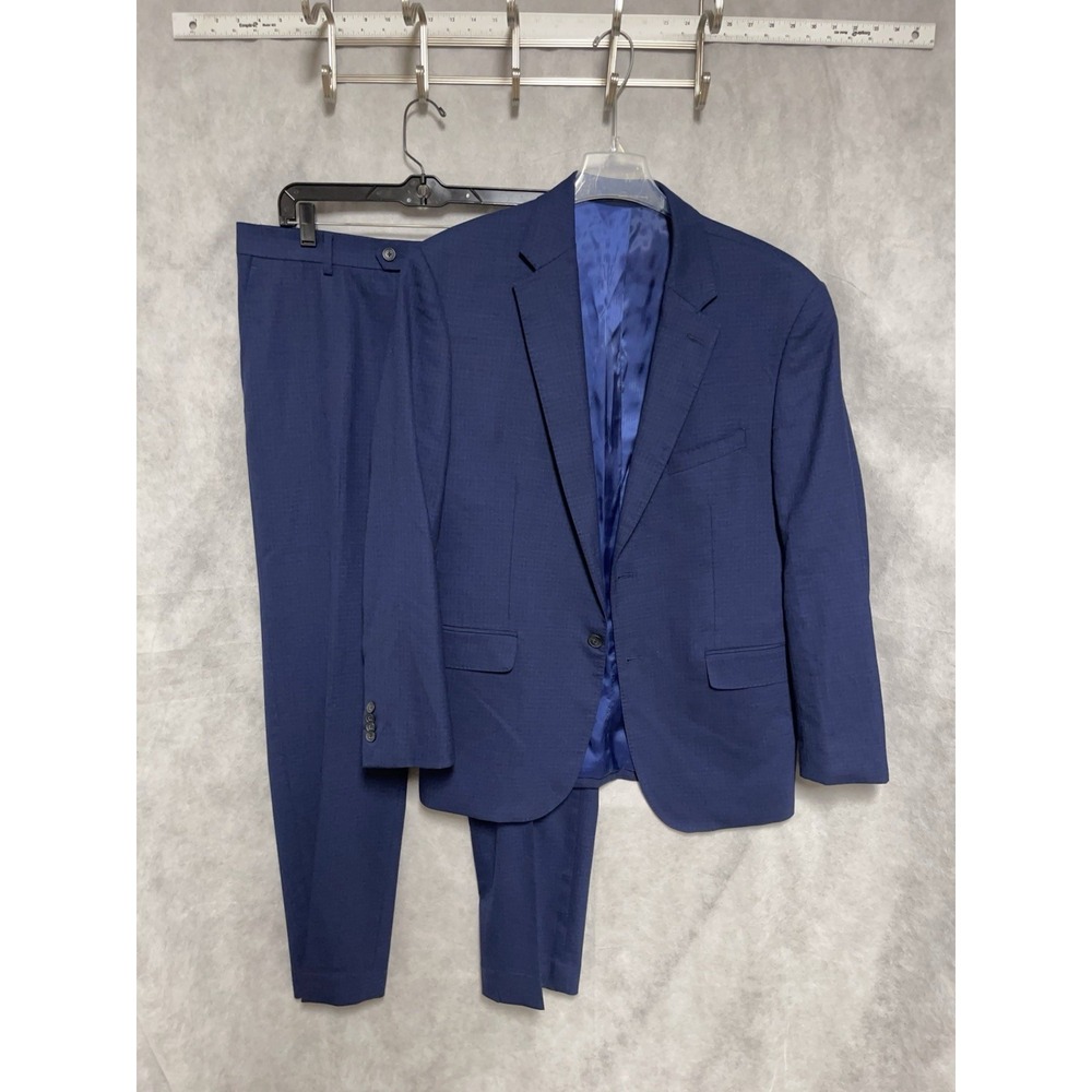 Kenneth Cole Navy Blue Two-Piece Suit - Picture 2 of 15